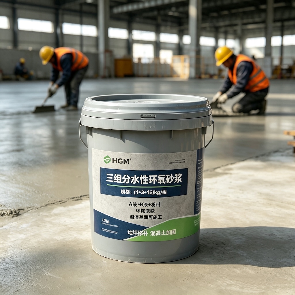 越秀三组份水性环氧砂浆